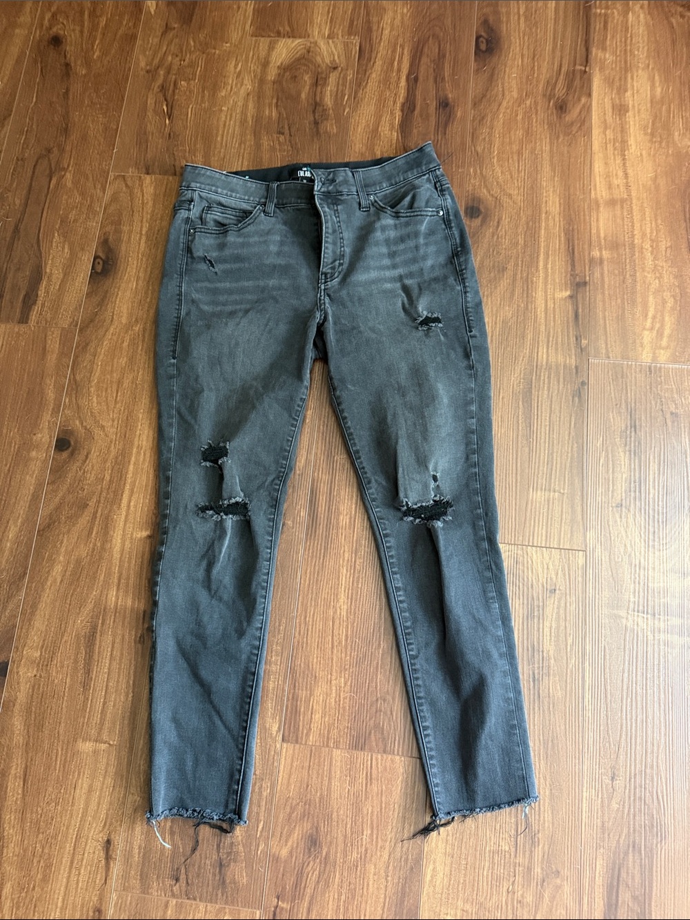 Lularoe Black Distressed Skinny Jeans
